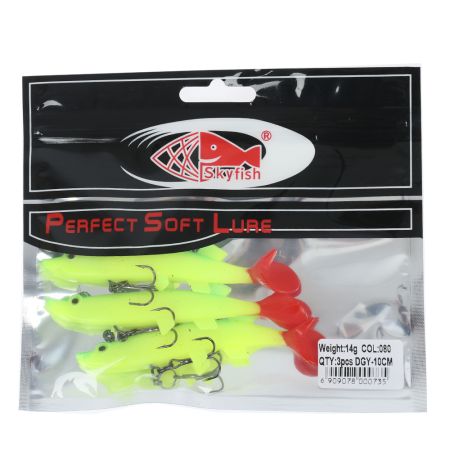 Рыбка оснащенная SKYFISH "DGY" 10 см, цвет: 080